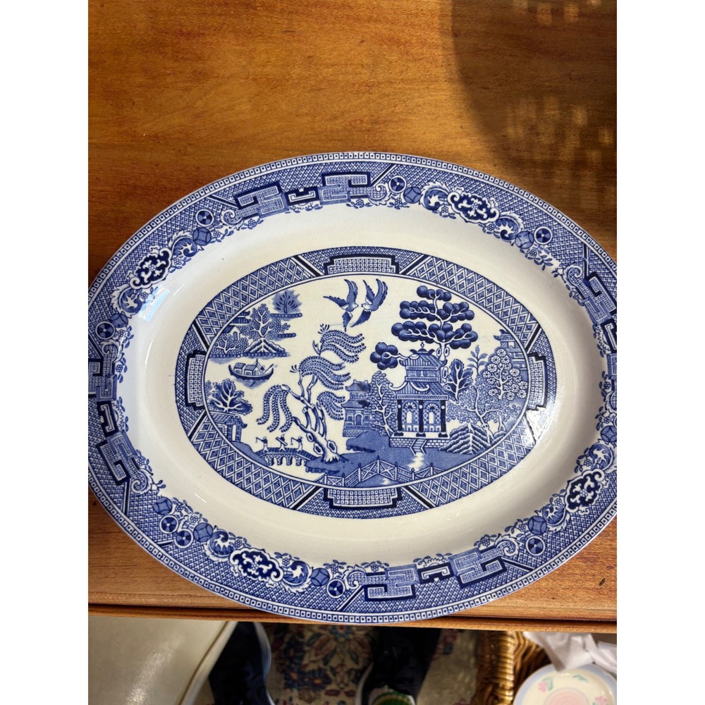 Wood & Sons Woods Ware Serving Platter 12 Inch England Ironstone